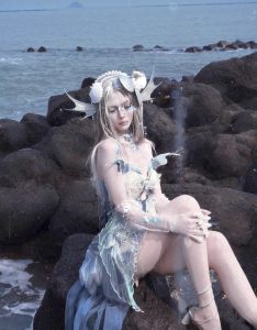 the call of the sea monster mermaid lace up polarized bra halter island vacation dress christmas