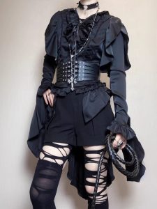Retro medieval Gothic-style European women's wear, prince's shirt, lolita innerwear retro medieval gothic style european women