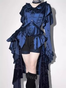 Retro medieval Gothic-style European women's wear, prince's shirt, lolita innerwear retro medieval gothic style european women