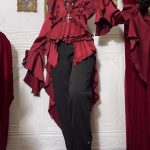 retro medieval gothic style european women's wear, prince's shirt, lolita innerwear