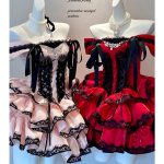 a romantic and elegant lace dress with a slimming look