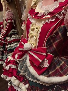 christmas eve lolita trinkets design festive atmosphere bow lolita suit for women