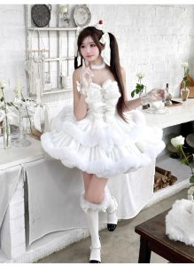 a romantic atmosphere for winter and autumn ceremonies, a date in a princess dress