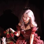 red wedding dress, lolita dress, women's new year set, lolita heavy industry train, puffy princess dress