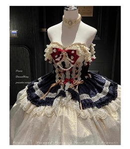 snow white christmas fairy tale atmosphere long dress